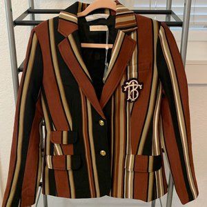 Tory Burch Striped Knit Blazer